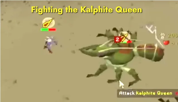 fighting the Kalphite queen
