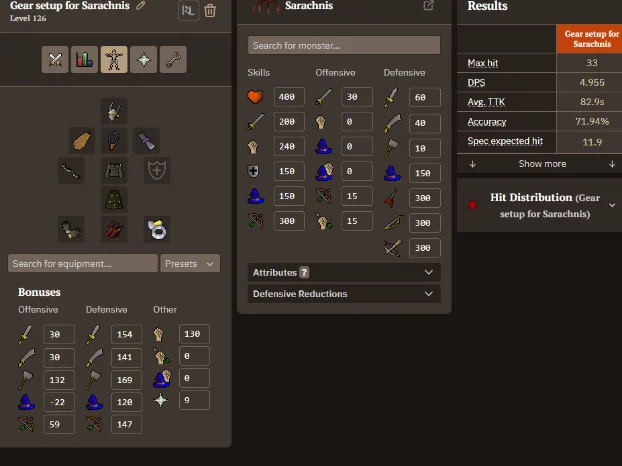 melee gear for Sarachnis.webp melee gear for Sarachnis