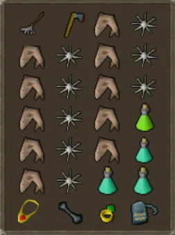 inventory setup for deranged archaeologist.webp inventory setup for deranged archaeologist