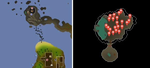 dagannoths in lighthouse.webp dagannoths in lighthouse