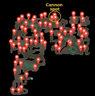 cannon spot for cave horrors.webp cannon spot for cave horrors