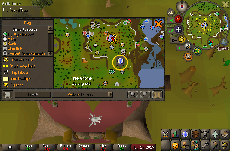 Glough's location Glough's location