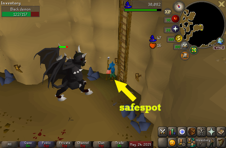 Black Demon safespot Black Demon safespot