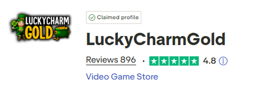 luckycharmgoldreviews.webp trustpilot reviews of luckycharmgold