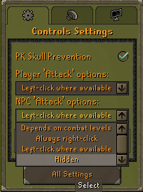 NPC attack option hidden to maximize 99 woodcutting grind.webp
