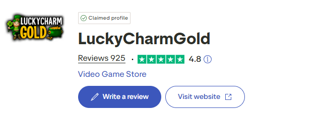 luckycharmgold trustpilot .png luckycharmgold trustpilot ratings