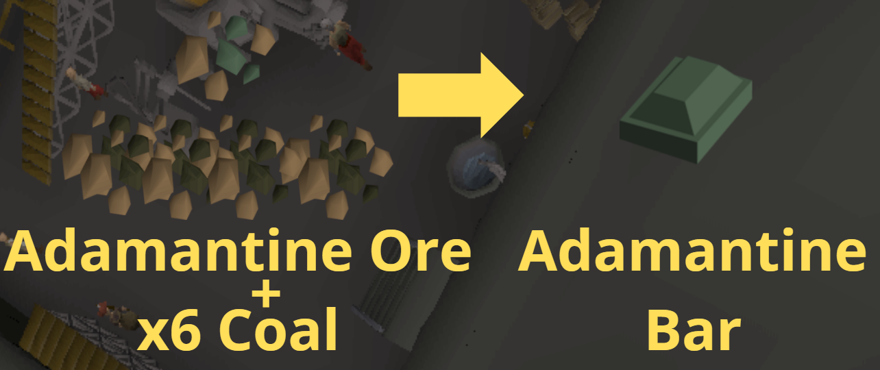 adamantine ore, x6 coal to adamantine bar.webp