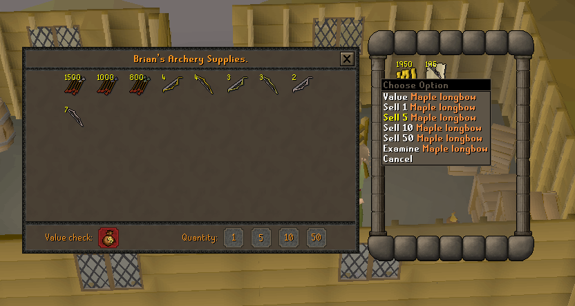 reselling maple longbows at brian's archery supplies shop at rimmintong.webp