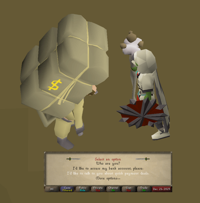 eniola banker at ourania altar for fastest runecrafting guide.webp
