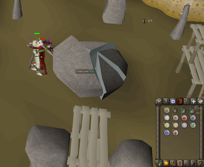 crafting runes at ourania altar for runecrafting guide.webp