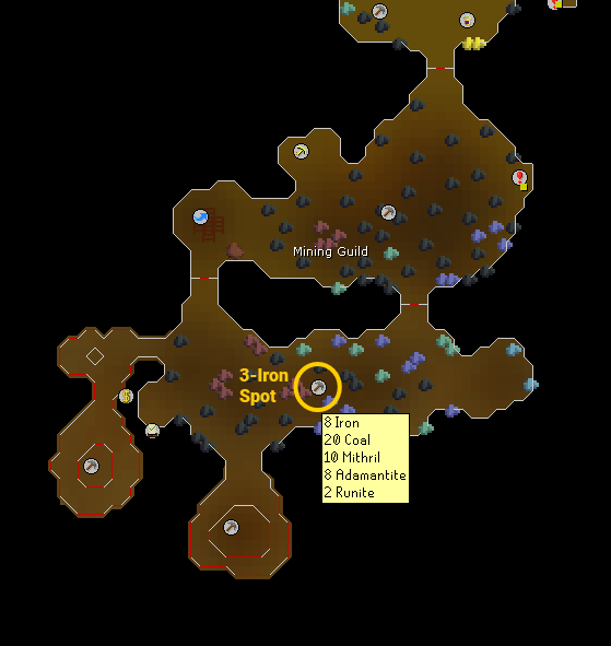iron ore location at mining guild (3 iron-spot) best location for fastest mining guide.webp