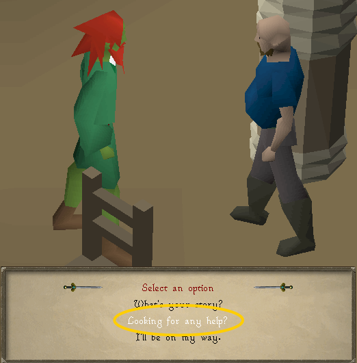 talking to khaled at piscariluis for stealing artefacts.webp