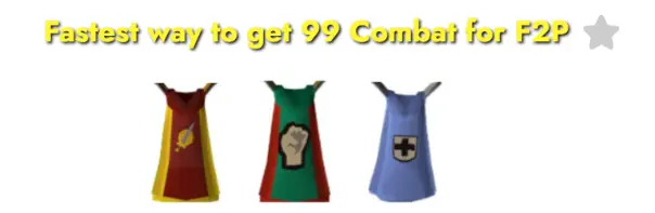 OSRS F2P Melee Combat Guide: Fastest Way From 1-99
