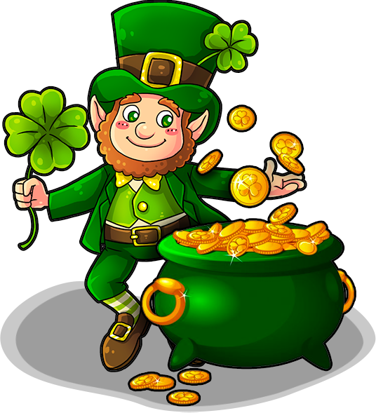 LuckyCharmGold Leprechaun Mascot