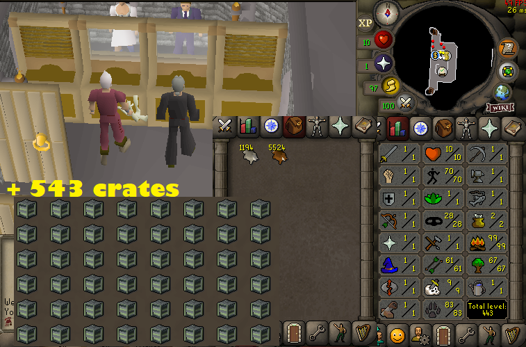 Hcim 99 Firemaking + 70 Agility + 83 Hunter