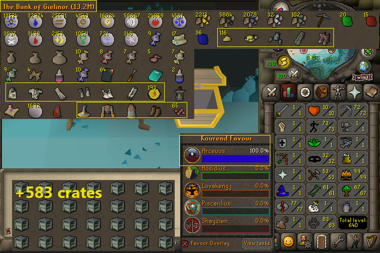 HCIM 99 Firemaking + 73 Agility + 83 Hunter + 77 Runecrafting + 72 Mining