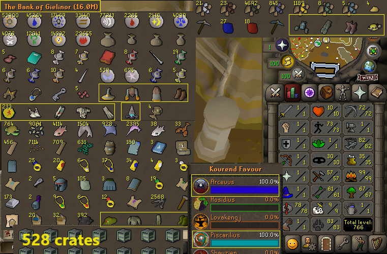 HCIM 99 Firemaking + 73 Agility + 83 Hunter + 78 Runecrafting + 72 Mining + 82 Fishing + GOTR Pet!