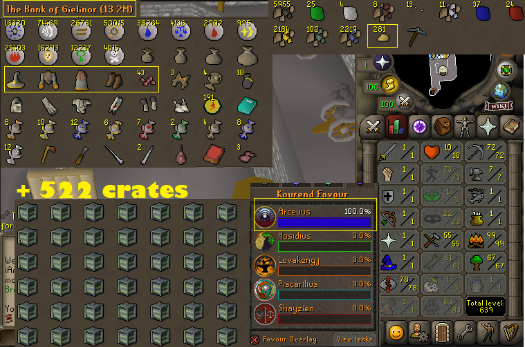 Hcim 99 Firemaking + 73 Agility + 83 Hunter + 78 Runecrafting + 72 Mining