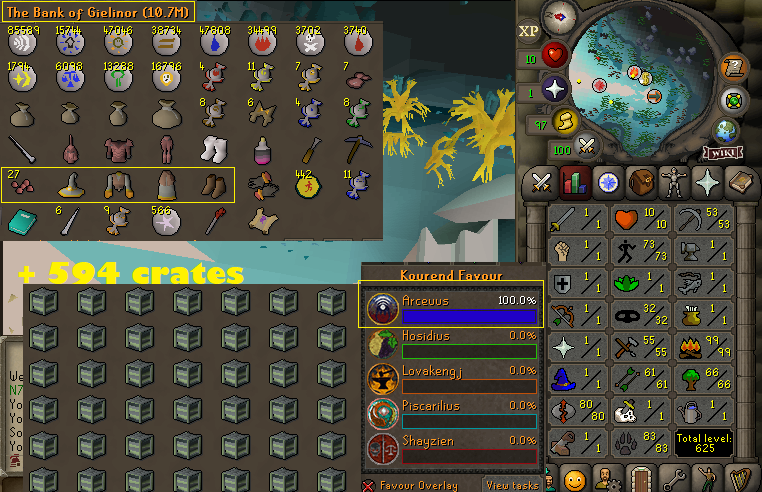 HCIM 99 Firemaking + 73 Agility + 83 Hunter + 80 Runecrafting