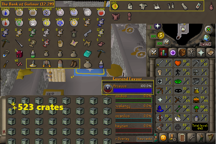 HCIM 99 firemaking + 73 Agility + 83 Hunter + 81 Runecrafting