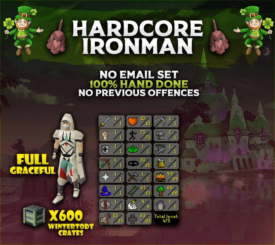 Hcim 99 Firemaking + 70 Agility + 83 Hunter