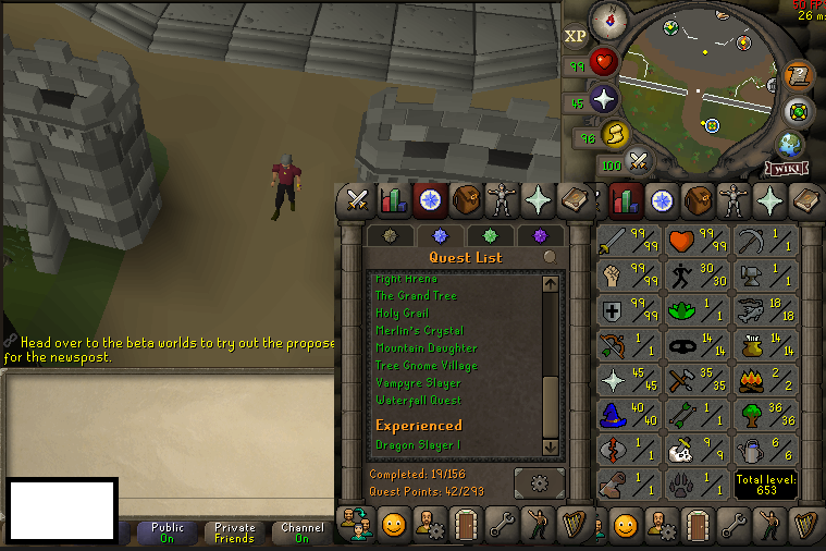 OSRS Maxed melee main staker account