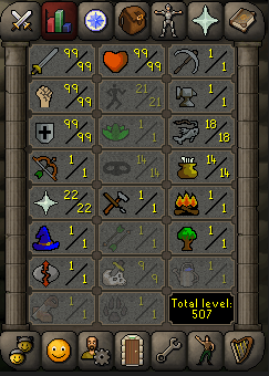 OSRS Maxed melee main staker account