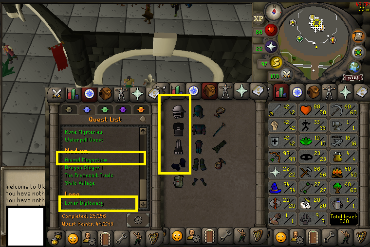Void Pure 99 Ranged 94 Magic