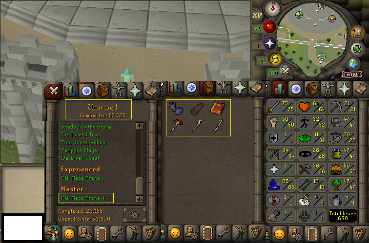 Staff Of The Death Pure 85 Magic + 75 Attack