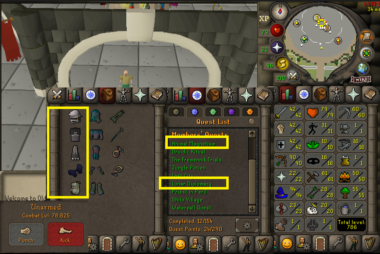 Void Pure 90 Ranged 94 Magic