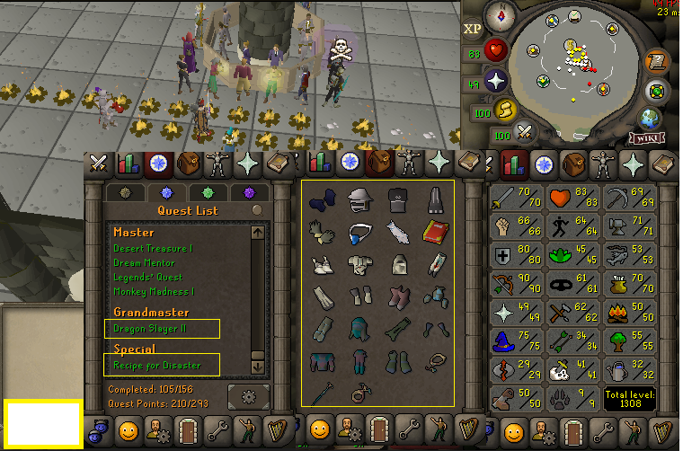 Vorkath Ready Account 90 Ranged 80 Defence Full Void (Salve amulet ei)