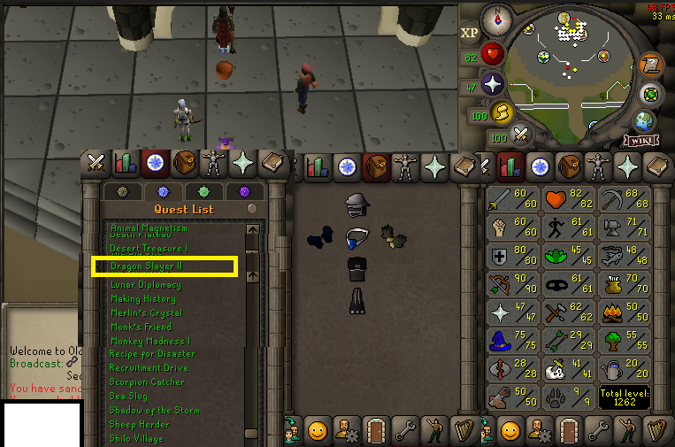Vorkath Ready Account 90 Ranged 80 Defence Full Void (Salve amulet ei)