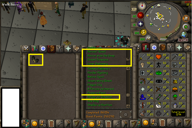 Zerker Pure 50 Attack 90 Strength 90 Ranged 94 Magic 83 Construction